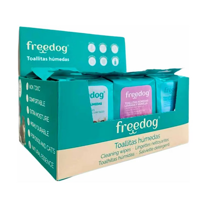 FREEDOG EXPOSITOR TOALLITAS - Wipes for dogs and cats for hygiene