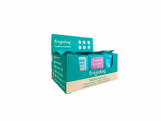 FREEDOG EXPOSITOR TOALLITAS - Wipes for dogs and cats for hygiene