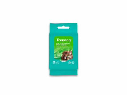 FREEDOG TOALLITAS HUMEDAS FRESH (ALOE ) - Wet wipes for dogs and cats for cleaning
