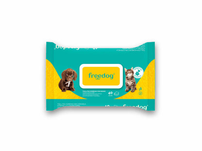FREEDOG TOALLITAS HUMEDAS MANGO GRANDE - Wet wipes for dogs and cats