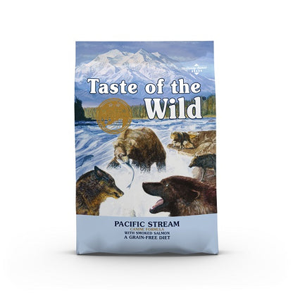 Taste of the Wild Pacific Stream Cão Grain-Free - Ração seca para cão com alergias