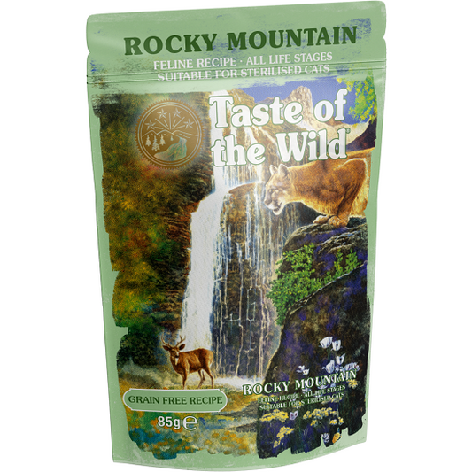 Tow Saqueta Rocky Montain Veado Esterilizado Pedaços Gato | 12 X 85G