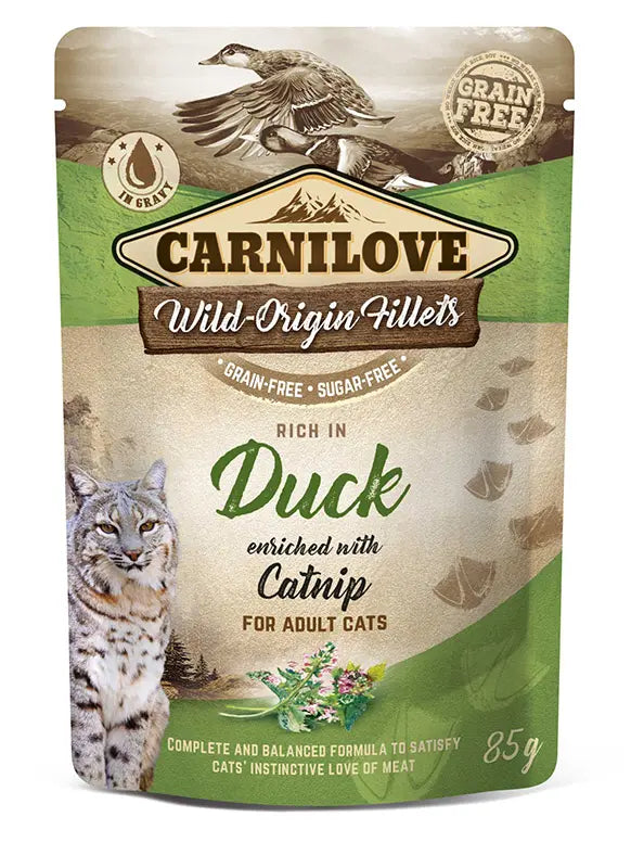 CARNILOVE CAT POUCH DUCK | 24 X 85GR