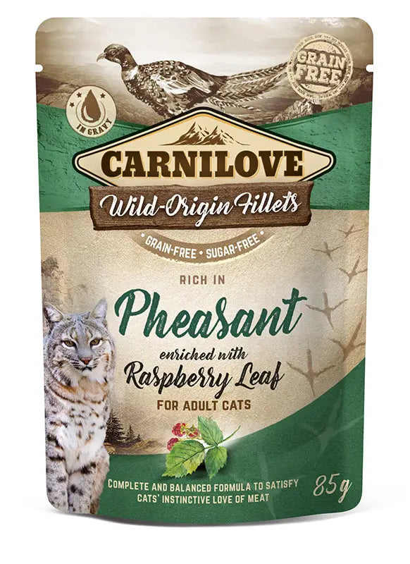CARNILOVE CAT POUCH PHEASANT | 24 X 85GR