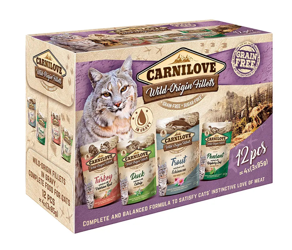 CARNILOVE CAT POUCH MULTIPACK | 12 X 85G