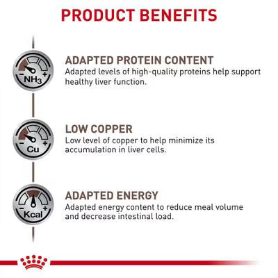 Alimento veterinario Royal Canin Vet Hepatic Canine para perros | 12 kg