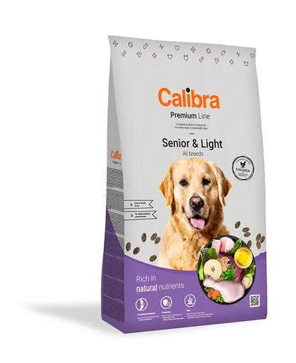 CALIBRA DOG PREMIUM LINE SENIOR LIGHT CHICKEN | 12KG