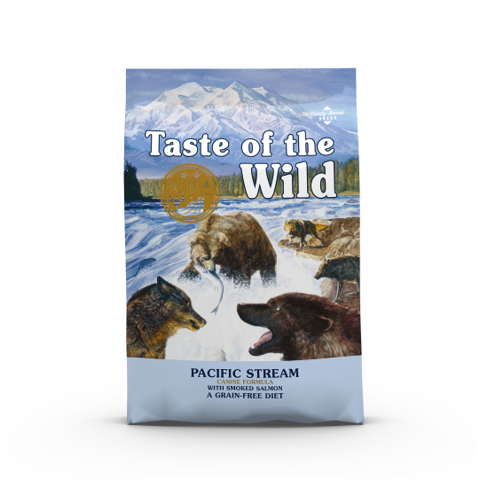 Taste of the Wild Pacific Stream Cão Grain-Free - Ração seca para cão com alergias