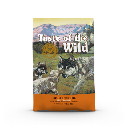 Taste of the Wild High Prairie Cão Cachorro Bisonte Grain-Free - Ração seca para cão