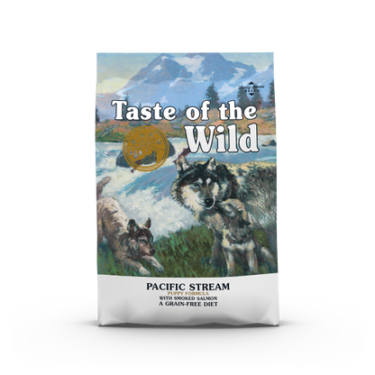 Taste of the Wild Pacific Stream Cão Cachorro Salmão Grain-Free - Ração seca para cão