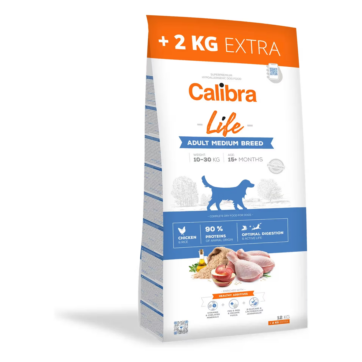 Calibra Cão Life Adulto Raça Média Frango