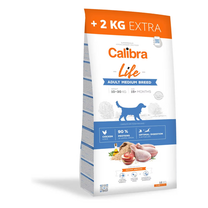 Calibra Cão Life Adulto Raça Média Frango