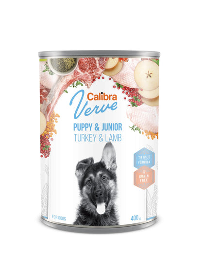 Calibra Dog GF Verve Junior Turkey and Lamb