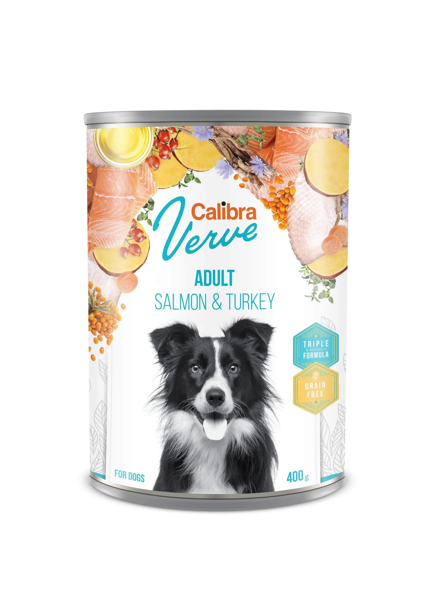 CALIBRA DOG GF VERVE ADULT SALMON & TURKEY BOX | 6 X 400GR