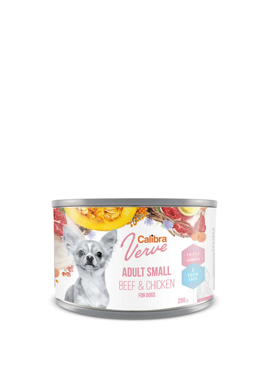CALIBRA DOG GF VERVE ADULT SMALL VEAL CHICKEN BOX | 6 X 200GR