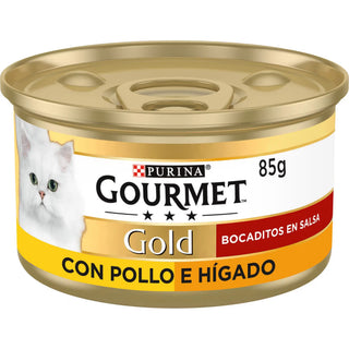 Gourmet Gold Bocaditos en Salsa Cat Chicken and Liver - Wet cat food