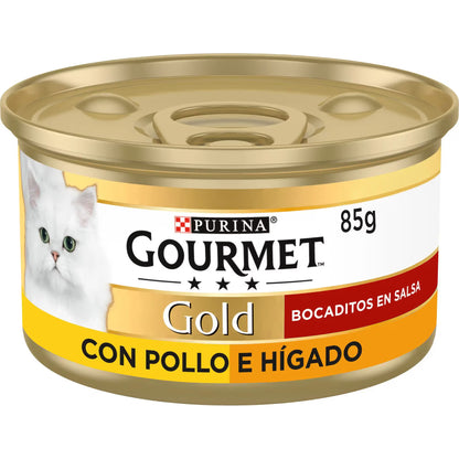 Gourmet Gold Bocaditos en Salsa Cat Chicken and Liver - Wet cat food