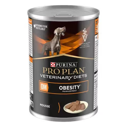 Pro Plan OM Obesity Management Dog Mousse - Wet dog food for weight loss