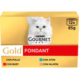 Gourmet Gold Multi Fondant Gato Vaca y Atún - Comida húmeda para gatos