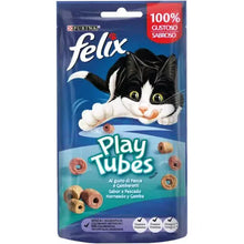 Felix Feline Play Tubes Cat Fish and Prawns - Cat treat