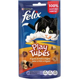 Felix Play Tubes Gato Frango e Fígado - Snack para gato