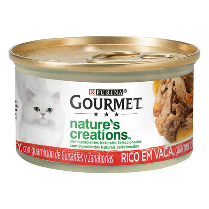 Gourmet Nature Gato Carne de Vaca - Ração húmida para gato