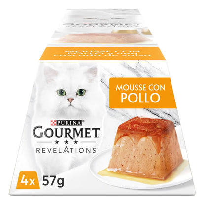 Gourmet Revelations Mousse Gato - Frango 4 x 57gr
