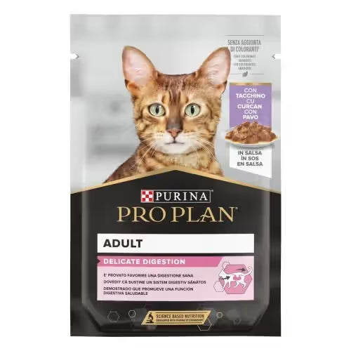 Pro Plan Feline Delicate Gato Peru - Ração húmida para gato com digestão sensível