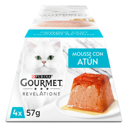 Gourmet Revelations Mousse Gato - Atum 4 x 57gr