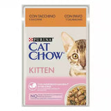 Cat Chow Gato Gatito Pavo y Calabacín - Comida húmeda para gato