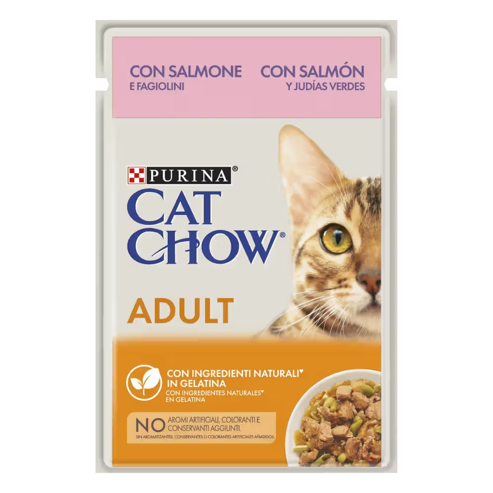 Cat Chow Adult Cat Salmon and Green Beans - Wet cat food