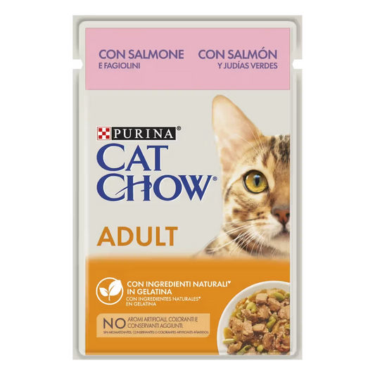 Cat Chow Adult Cat Salmon and Green Beans - Wet cat food