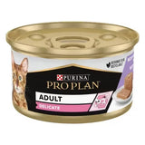 Pro Plan Delicate Gato Adulto Pavo - Comida húmeda para gato