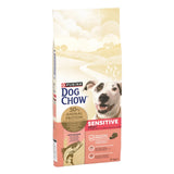 Dog Chow Adulto Sensível Cão Salmão - Ração seca para cão com digestão sensível