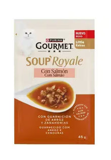 Gourmet Soup Royale Gato Adulto Salmão - Ração húmida para gato