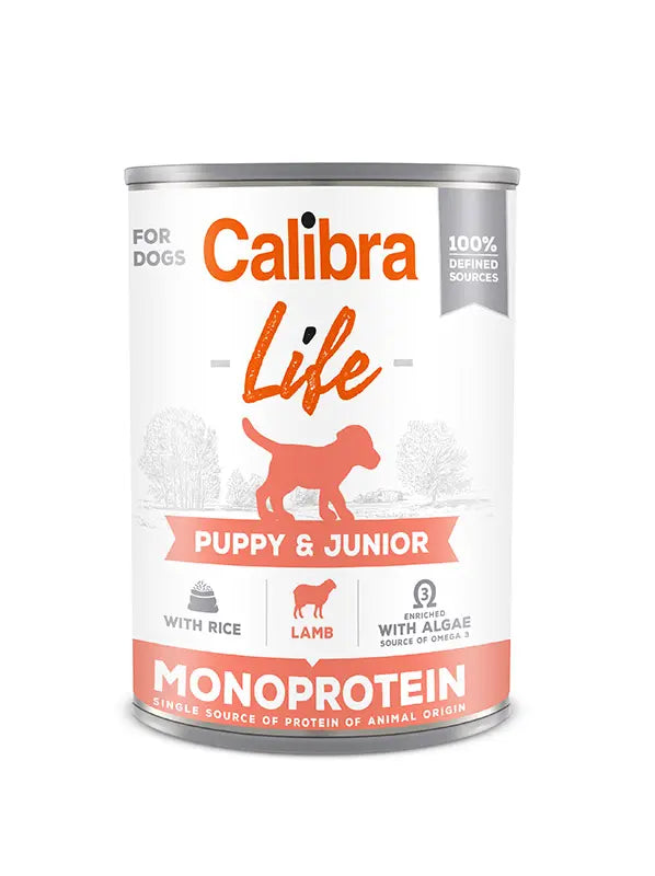Calibra Cão Life Lata Cachorro&Júnior Borrego e Arroz | 6 X 400Gr