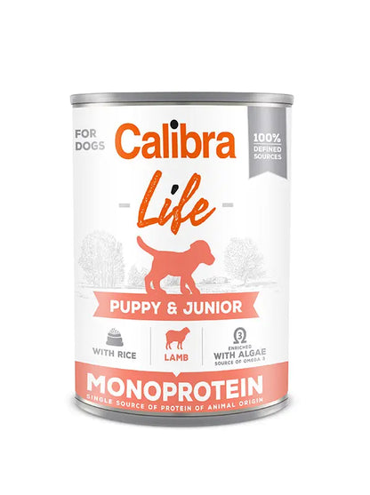 Calibra Dog Life Can Puppy and Junior Lamb and Rice