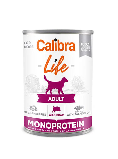 Calibra Dog Life Can Adult Wild Boar With Cranberries