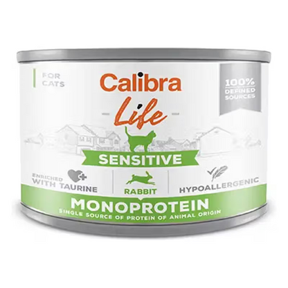 Calibra Cat Life Sensitive Rabbit Can