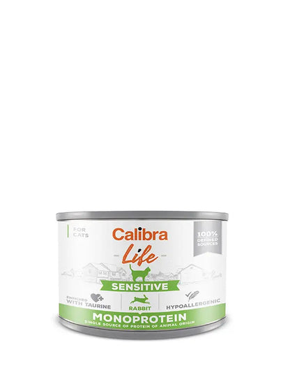 Calibra Cat Life Sensitive Rabbit Can