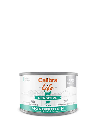 Calibra Cat Life Lata Sensitive Cordeiro