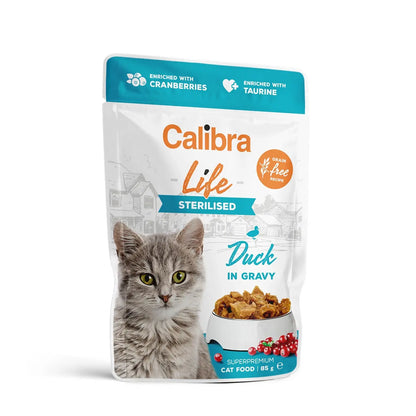 Calibra Gato Life Pouch Esterilizado Pato En Salsa