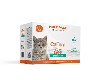 Calibra Cat Life Pouch Sterilised Multipack