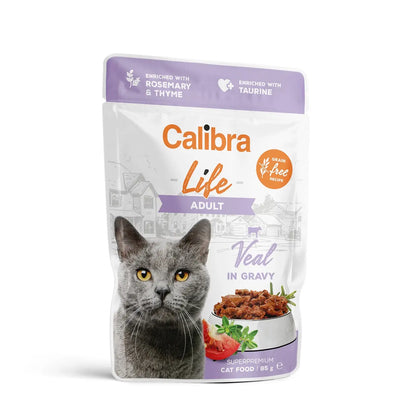 Calibra Gato Life Pouch Adulto Vitela em Molho