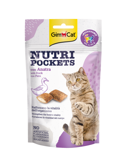 GIMCAT NUTRI POCK PATO | 12 X 60GR