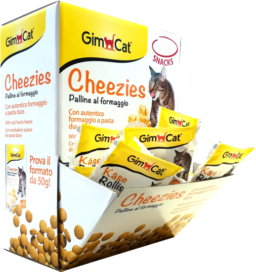 GIMCAT CHEEZIES 60*10GR DISPLAY