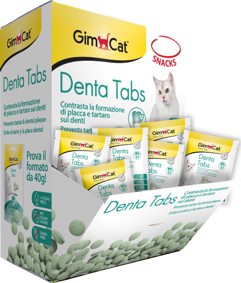 GIMCAT DENTA TABS 60*15GR DISPLAY