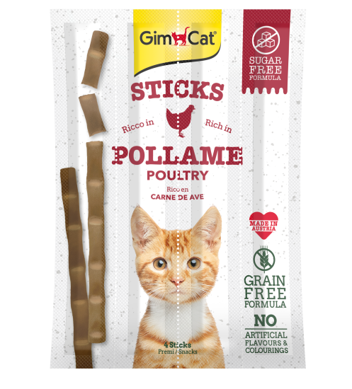GIMCAT STICKS POULTRY 4 PCS | 20GR