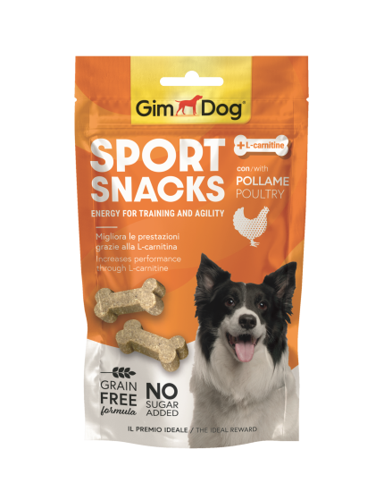 Gimdog Sport Snacks With Poultry | 12 X 60Gr