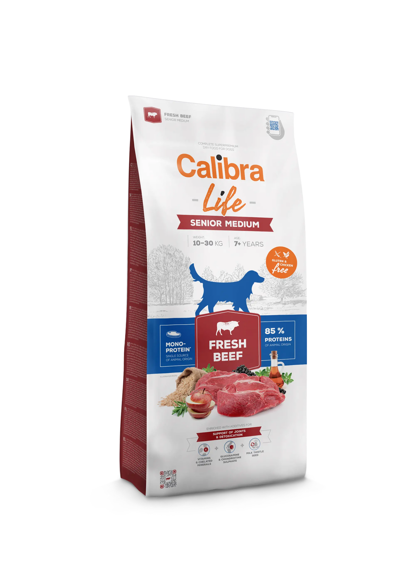 CALIBRA DOG LIFE SENIOR MEDIUM TERNERA | 12KG